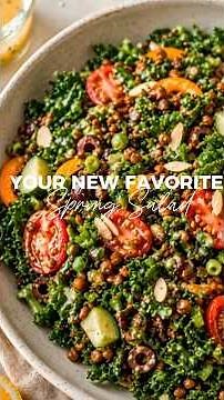 This crispy lentil salad is the one you’ll be craving all spring