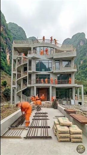 From Abandoned Ruins to Ultra Luxury Mountain Villa #shorts #viral #fyp #abandoned #asmr