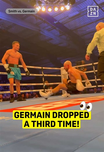 Mathieu Germain Knocked Down for the Third Time