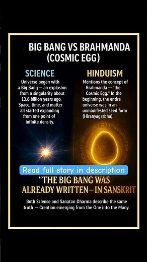Big Bang vs Brahmanda: Science Finally Meets Ancient Hindu Wisdom 🌌📜