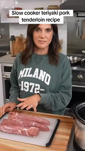 part 1 - slow cooker teriyaki pork tenderloin recipe #teriyaki #porktenderloin #porkrecipes #slowcookerrecipe #recipesathome | Aminatu Juma