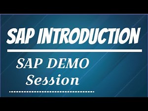 Session 1: SAP Introduction | What is SAP & Why It Is Used? | Beginner’s Guide to SAP
