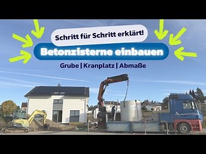 Installing a concrete cistern: Here's what you need to know!