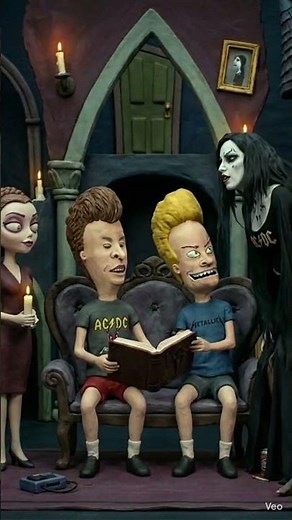 Beavis and Butt-Head vs Vampire Lady at the Haunted Mansion