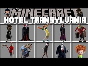 Minecraft HOTEL TRANSYLVANIA MOD / HELP UNUSUAL GUESTS AROUND THE HOTEL!! Minecraft