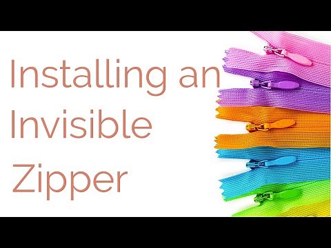 How to Install an Invisible Zipper