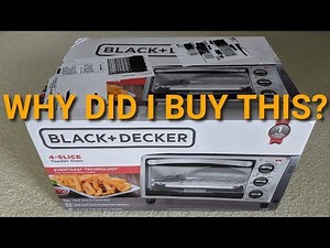 Black and Decker 4-Slice Toaster Oven Review (TO1313SBD) NEW ❤️