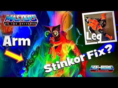 Stinkor fix - classics forearm swap and vintage loose leg - He-Man and the Masters of the Universe
