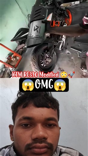 😱OMG😱ktm rc390 modified 😳🚀#shorts #viral #ktmrc390