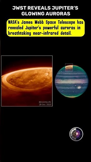 JWST Reveals Jupiter’s Glowing Auroras