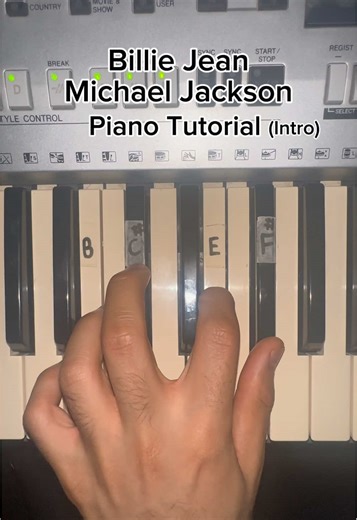 Learn the Intro to Billie Jean on Piano