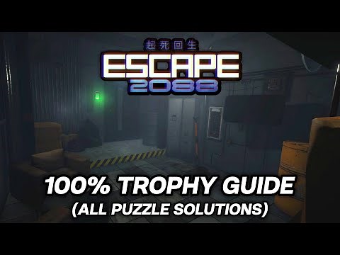 Escape 2088 100% Walkthrough & Trophy Guide (All Escape Room Solutions)