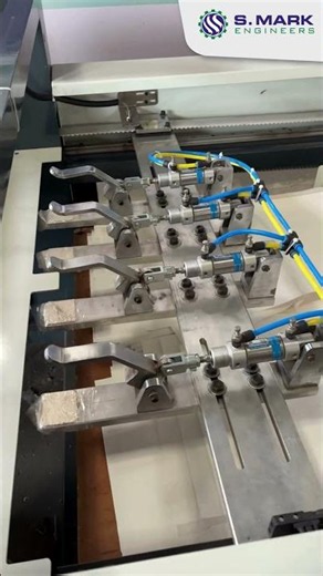 Auto Long Length Woven Fabric Cutting Machine (255 inch, for Long Pipe Bags) | S MARK ENGINEERS