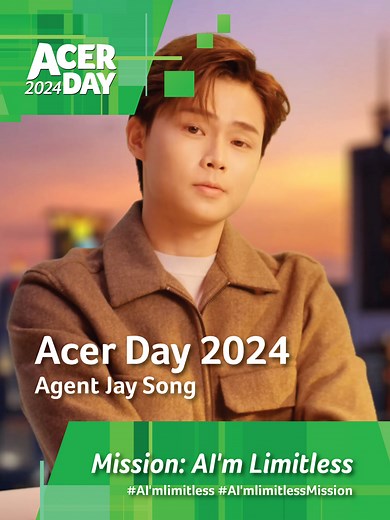 Acer Agent Jay Song Conquers AI Mission in Acer Day 2024