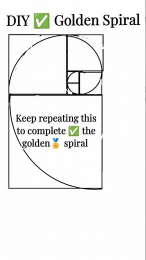 DIY Golden🏅Spiral Tutorial! Easy and fast trick ✅#shorts