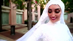 This video captures the terrifying moment a bride posing for photographs on her wedding day is rocked by the massive warehouse explosion in Beirut. | In Memory of Corey Donaldson