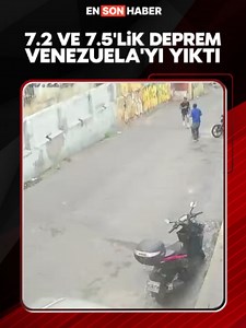 ABD Jeolojik Araştırma Merkezi (USGS), Venezuela'da 39 saniye arayla 7,5 ve 7,2 büyüklüğünde ardışık iki deprem olduğunu bildirdi. Depremin ardından ülkede olağanüstü hal ilan edildi. #deprem #venezuela #afet
