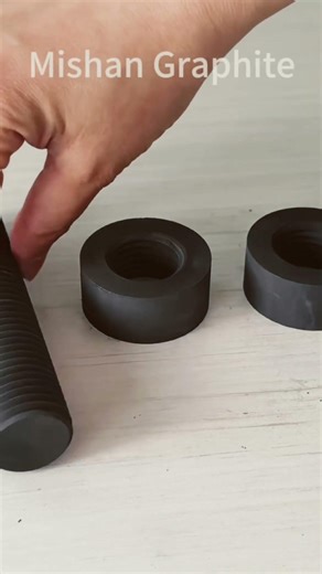 heat resistance graphite screw with screw thread cap