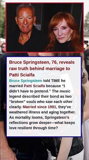 Bruce Springsteen, 76, reveals raw truth behind marriage to Patti Scialfa Bruce Springsteen told