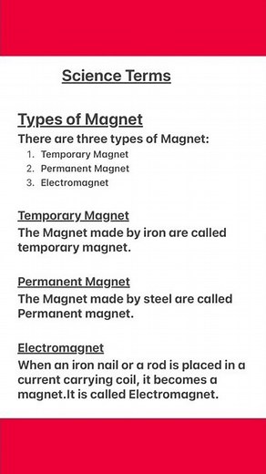 Types of Magnet