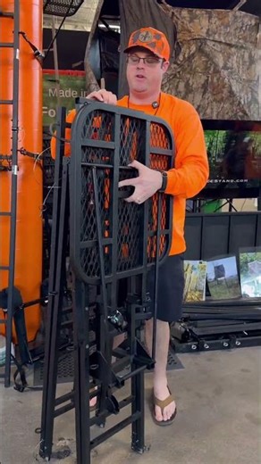 This is the most portable hunting ladder stand! #deer #hunt #hunting #deerhunting