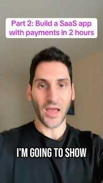 Part 2: Build a SaaS app with payments in 2 hours #chatgpt #sidehustle