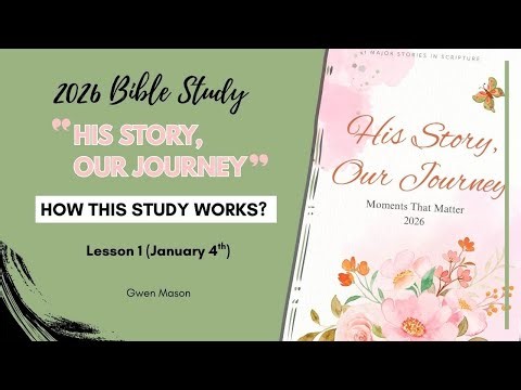 How This Bible Study Will Work | Weekly Journey Through Scripture