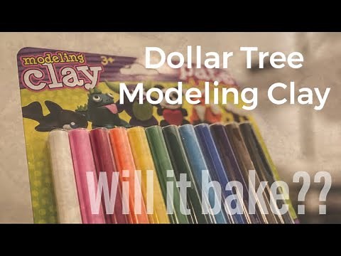 What happens when you bake Dollar Tree Modeling Clay?