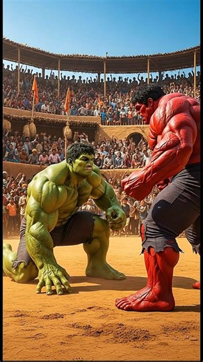 Ai Ki Duniya on Instagram: "#hulk #aivideo #virel #hulkvsbluehulk"