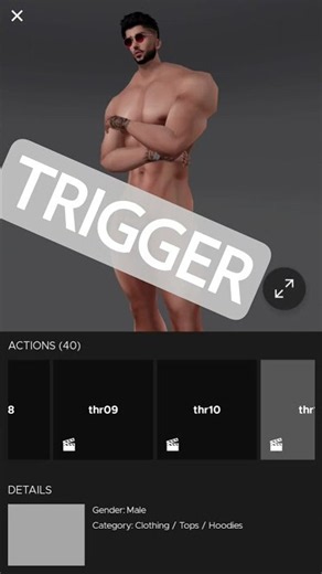 Testing out the newest VU BM Giftable triggers! Let me know in the comments! #IMVUBM #IMVUTriggers
