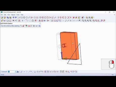 VariCAD - Cutting by Extruded Tool Solid