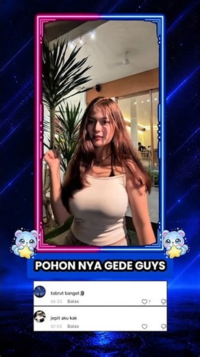 POHON NYA GEDE GUYS😱 #cewekcantik #asupan