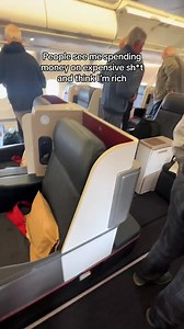 526K views · 7.5K reactions | Irresponsible AF and that's okay becausse business class on a long flight will always be a vibe ❤️ #themomtrotterbusinessflight #fulltimetravel #traveladdict #travelgoals | The MOM Trotter | Facebook