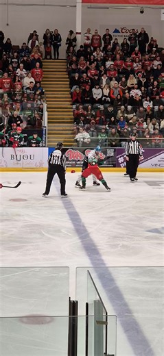 185K views · 556 reactions | EIHL fight, Cardiff Devils vs Belfast Giants Riley Brandt vs Garrett McFadden Thanks to Simon Nicholls | Hockey Fights UK | Facebook