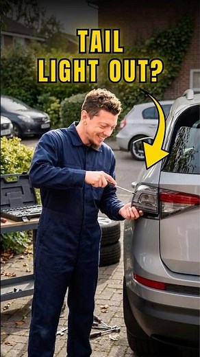 💡 Tail Light Out? Fix It Before a Ticket! #Shorts