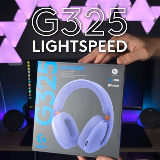 Fresh out of the box—the all-new G325 LIGHTSPEED. You choosing Lilac, Black, or White? 🎧 https://g.logi.link/G325-FB | Logitech G