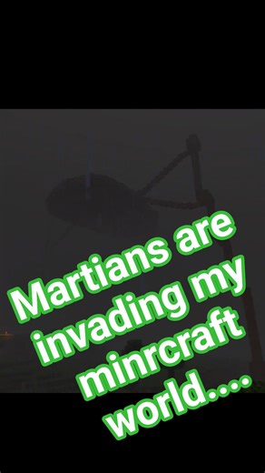 here come the Martians.. #minecraft #minecraftsurvival #aliens #ufo #gaming #minecraftbuild