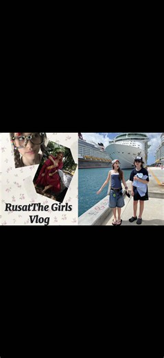 Новый круизный влог уже на нашем YouTube - Rusatthe girls 🚢🏝️ #rusatthegirls #bahamas #круиз #влог #youtube