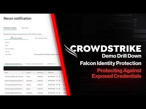 Protecting Against Exposed Credentials with CrowdStrike: Demo Drill Down