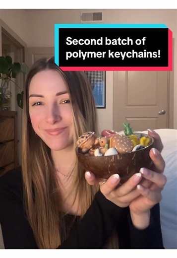 Second batch of polymer keychains!! These ones a bigger than the last batch and I think I’m improving pretty quickly. Let me know if there’s anything specific yall wanna see. 🧑🏼‍🎨 #polymerclay #claycreations #clayideas #artist #art