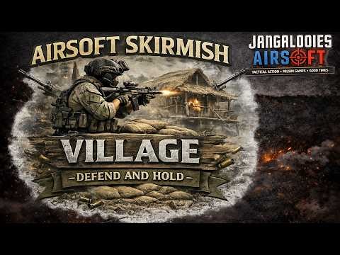 Airsoft Skirmish -Village- Defend And Hold
