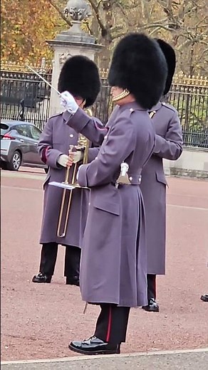 Band of the Scots Guards with the band master of the Irish