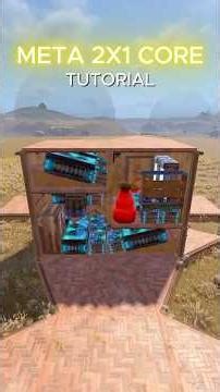 META 2X1 CORE ( TUTORIAL ) #rust #rustbase #rustgame #rustbasedesign #rustconsole #rustclips