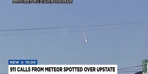 911 calls from meteor spotted over Upstate released