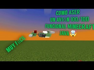 Tutorial: Cómo Hacer un Avión de Redstone en Minecraft Java 🛠️🛩️