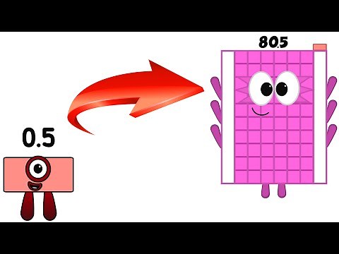 Numberblocks full season Numberblocks Band Halves 0,5 to 80,5