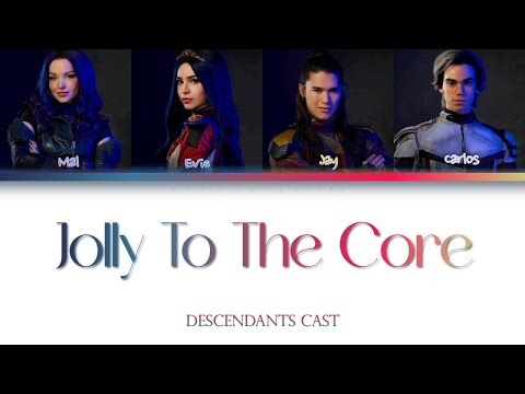 The Descendants Cast - Jolly To The Core (Color-Coded Lyrics)