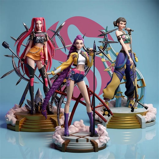 K-POP Idol Hunter Trio STL | 3 Models With 3-in-1 Version (full Bikini Nude) | Streetwear Warrior Figure | 1/6 Scale Statue | 3D Print Model - Etsy Canada