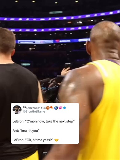 252K views · 1.3K reactions | Ant and Bron chopped it up after the game yesterday 欄 Can the Wolves win it all? | Hoops Hall | Facebook