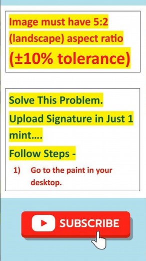 Image must have 5:2 landscape aspect ratio+-10% tolerances | Solve in 1 Mint|